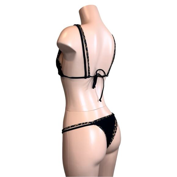 Boutique Double Layered Animal Print Bikini Too XL & Bottom L $99 - Picture 7 of 14